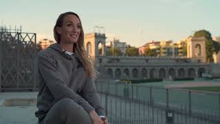 Kosovare Asllani x Nike interview in AC Milan amp Italy [upl. by Palocz]