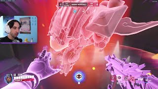 Sombra fails to cancel an ult  Overwatch 2 [upl. by Neehsuan976]