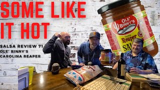 Salsa Review 71 Ole Binnys Carolina Reaper [upl. by Zehcnas848]