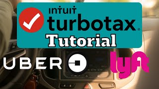 TurboTax Tutorial  Uber and Lyft Income [upl. by Cyma]