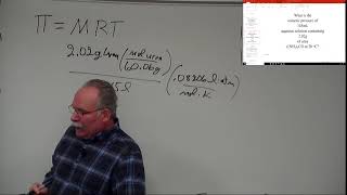 Osmotic Pressure Calculation [upl. by Henigman]