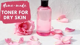 Rosewater and glycerine toner for dry skin I Dr Surbhi MD Skin [upl. by Akaenahs]