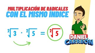 MULTIPLICACIÓN DE RADICALES CON EL MISMO ÍNDICE Super facil  Para principiantes [upl. by Nnyleitak]