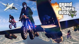 GTA 5 GUN RUNNING DLC  FINAL MISSION w FLYING ROCKET BIKE amp CARGO PLANE New GTA 5 Online DLC [upl. by Eehc674]