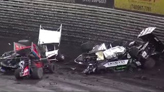 Sprint Car 2022 Biggest Crashes Compilation [upl. by Eiser]