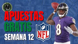 Apuestas NFL semana 12 Pronósticos deportivos y Picks NFL 2023 [upl. by Kirat]