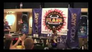 Vache Manoukian Chicosun Flip 4 Tips 6 Flair Bartending Competition Las Vegas [upl. by Yvette426]