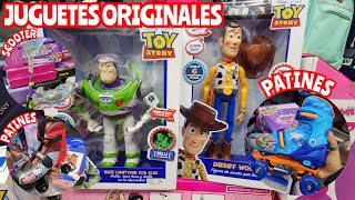 JUGUETES ORIGINALES SCOOTER PATINES 4 RUEDAS MAYOREO POR CAJA TOY STORY BUZZ DRAGONBALL KITTY Y MÁS [upl. by Elehcin]