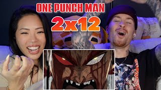 GOD DAM I LOVE THIS SHOW 😭  One Punch Man Reaction S2 Ep 12 [upl. by Eidolem]