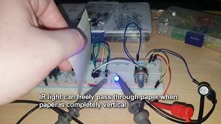 Optoisolation Using IR LED and Phototransistor [upl. by Eicyac]