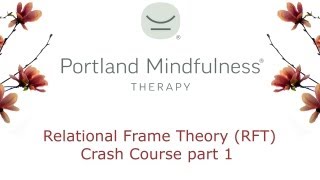 Relational Frame Theory RFT crash course pt 1 [upl. by Nessy]