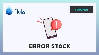 Handling Errors using Error Stack  Flutter Framework [upl. by Gaby]