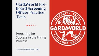 GardaWorld PreBoarding Screening Officer Practice Test Prep [upl. by Notnirt]