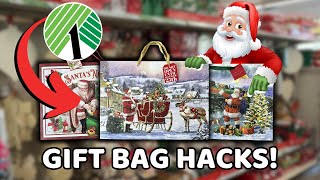 Grab Dollar Tree Gift BagsHigh End Christmas DIYs [upl. by Dickenson]