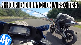 4 HOUR ENDURANCE RACE  GSXR125  CARNAGE [upl. by Brown508]