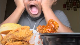 POPEYES ASMR  MUKBANG FUNNY‼️‼️ [upl. by Virge]