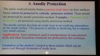 Cathodic amp Anodic Protection amp Inhibitors quotElectrochemical Control Methodsquot  Dr Anima Upadhyay [upl. by Ddart]