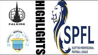 Greenock Morton 23 Falkirk FC Highlights  Scottish Championship 20242025 [upl. by Mady430]