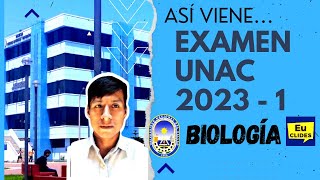 🥇 Examen de Admisión BIOLOGÍA 🧬 UNAC Solucionario 2023  1 Universidad del Callao TODOS los bloques [upl. by Eerazed]