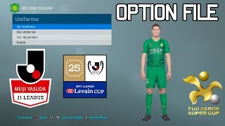 J1 LEAGUE PES 2019 I OPTION FILE [upl. by Drawoh]