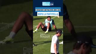 Gesto fantastico di CONTE nel primo allenamento a Dimaro 👏💙 [upl. by Dinse644]