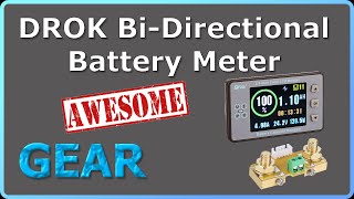 DROK BiDirectional Battery Monitor Meter [upl. by Krishna]