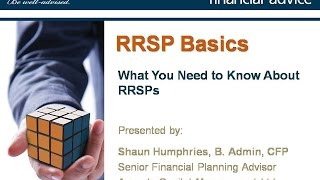 RRSP Planning Basics [upl. by Canica862]