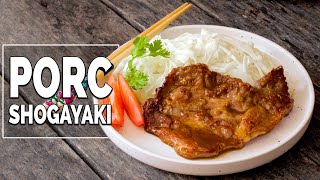 Porc Shogayaki  Recette Japonaise facile  Le Riz Jaune [upl. by Lekim]