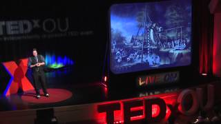 The History of American Paleontology in 3 Minutes James Burnes at TEDxOU [upl. by Charmaine]