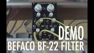 Demo Befaco BF 22 Sallen Key Filter for Eurorack [upl. by Spear116]