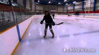 Reporter Fail Hockey Wipeout Outtakes [upl. by Zeeba836]