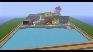 Minecraft Lets Build Balamory CBeebies [upl. by Ayn]