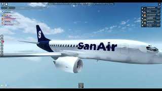 Roblox San Air Boeing 737400  Business Class  Flight SA228 [upl. by Hyman]