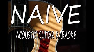 The Kooks  Naive Acoustic Guitar Karaoke Lyrics on Screen [upl. by Atinor]