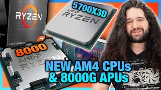 AMDs New Ryzen 7 5700X3D amp More AM4 CPUs APU 8700G 8600G 8500G amp 8300G Specs [upl. by Kiefer]