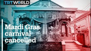 Mardi Gras carnival parades cancelled due to pandemic [upl. by Ahseenal937]