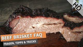 BEEF BRISKET FAQ  Fragen Tipps und Tricks  Wie gelingt das perfekte Brisket vom Grill [upl. by Innaig]