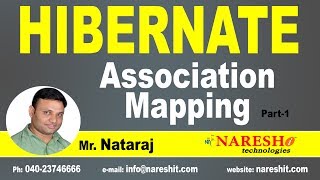 Association Mapping in Hibernate Part 1  Hibernate Tutorial  Mr Nataraj [upl. by Pampuch]