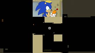 Poor Sonic 3 😭 Xpotato Bouncing Square  Antoons [upl. by Farron]