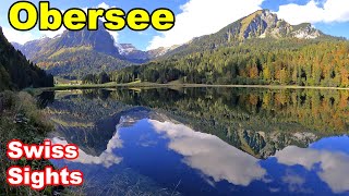 Obersee Näfels Switzerland 4K Beautiful Swiss Alps Lake [upl. by Eidda593]