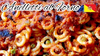 Anelletti al Forno  Piatto tipico Palermitano [upl. by Eelanej9]