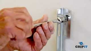 How to Fit a Radiator on a Plasterboard Wall Using Grip It Fixings [upl. by Naejamron]