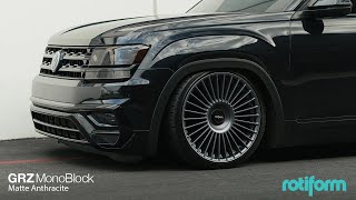 ROTIFORM RC202AX GRZ  20x10  MATTE ANTHRACITE  VW ATLAS [upl. by Auhoj]