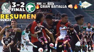 México SUB23 vs Arabia Saudita SUB23 RESUMEN 🟢 Tournoi Maurice Revello J2 Final 🇲🇽32🇸🇦 😱 [upl. by Roberto]