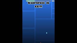 WARPSPEED In GD my 100th Video  Geometry Dash 2206 geometrydash funny shorts subscribe [upl. by Cordova]