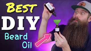 DIY Beard Oil  Best Beginner Recipe [upl. by Assiled]