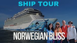 NORWEGIAN BLISS SHIP TOUR  WALKTHROUGH [upl. by Encrata]