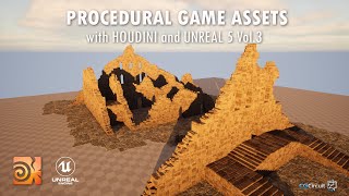 TRAILER Procedural Game Assets with Houdini amp Unreal Engine 5 vol3 [upl. by Dreda]