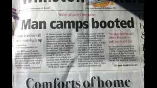 Williston ND Williams county Man camps booted [upl. by Airtina]