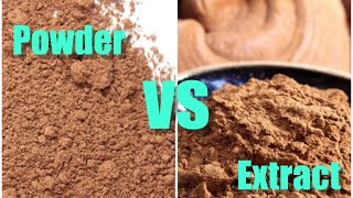 MUSHROOM POWDERS VS EXTRACTS WHATS THE DIFFERENCE [upl. by Kurman]